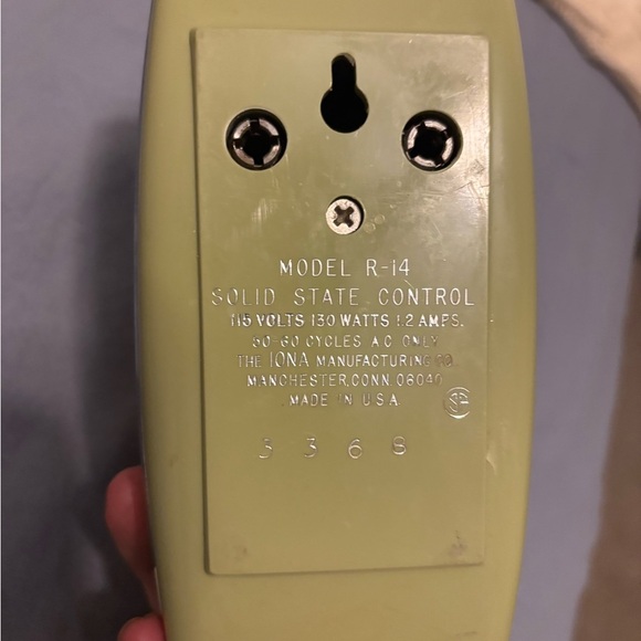 Solid State Control Kitchen Mixer Vintage Green Model R-14 IONA Made In USA - Picture 9 of 16
